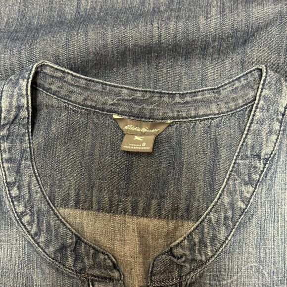 Eddie Bauer Women’s Sleeveless Denim Dress - Picture 4 of 5